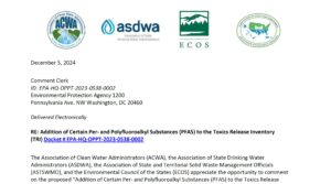 Joint Association Comments on TRI Addition of PFAS and Categories